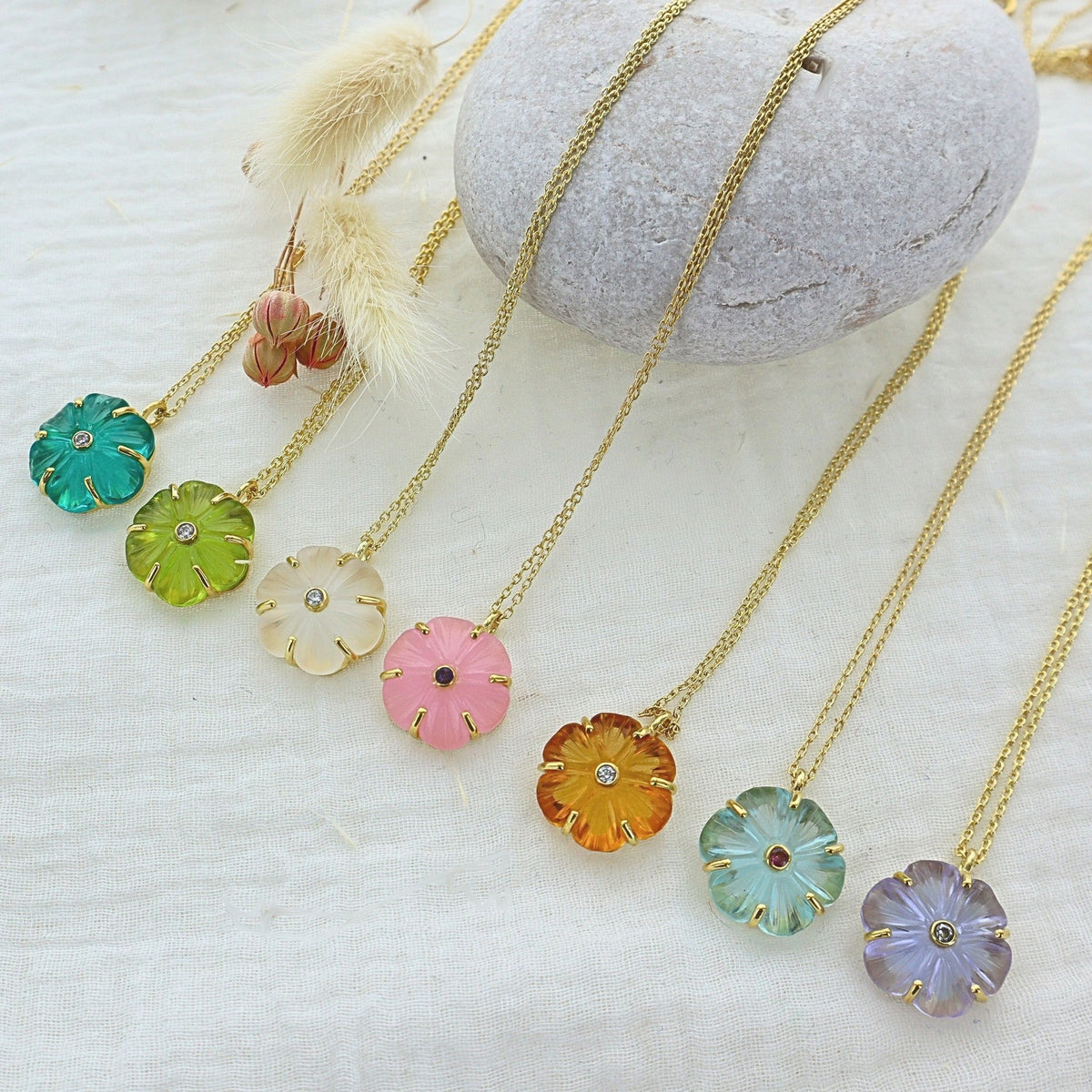 KANZASHI (Gold) LETICIA×Deuxieme Classe Collier Iris – Leticia Ponti