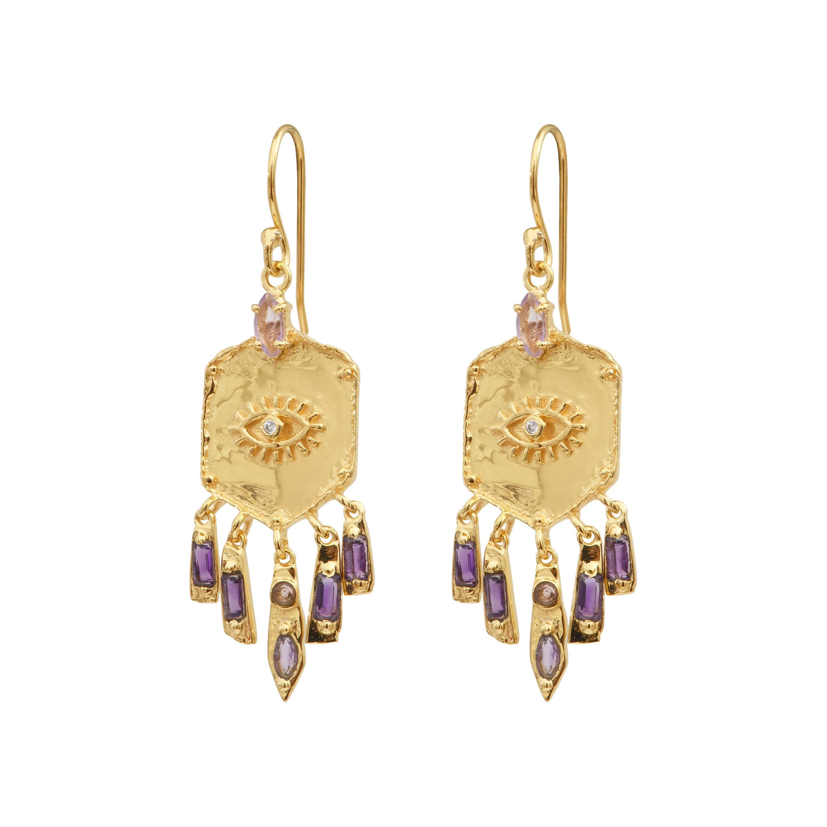 Boucles D'oreilles Pampille Cœur Rose - Marque Marie-Kate & Ashley - Neuf Avec étiquettes